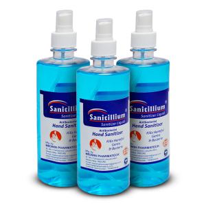 Sanitllium Original Germ Protection Refill Bottler (Pack of 3) Sanitizer Spray Bottle (3 x 500 ml)